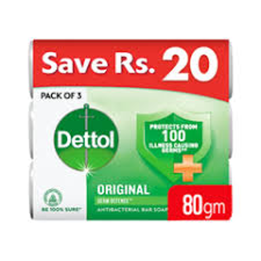 Picture of DETTOL ORIGINAL 85GM 3IN 1